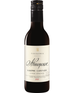 РОССИЙСКОЕ ВИНО ЗГУ "КУБАНЬ. ТАМАНСКИЙ ПОЛУОСТРОВ" СУХОЕ КРАСНОЕ "КАБЕРНЕ-САПЕРАВИ" 13%, 0,187 Л